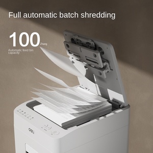 Deli G1 Mini Đa Chức Năng Văn Phòng Hộ Gia Đình Giấy Shredder Bảo Mật Cao 8 + 100 Tờ Tự Động Băm Nhỏ 26L Điện - Product Image 2