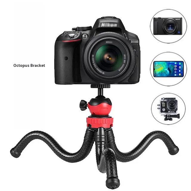 Octopus Selfie Smart Flexible Tripod Phone Holder Aluminum Camera Projector Outdoor Desktop Handheld Gimbal Stabilizer
