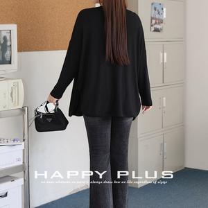 N9166 Plus Size Women's Set Solid Color Green Tank <b>Top</b> <b>Black</b> Cardigan Retro Denim Pants <b>Long</b> <b>Sleeve</b> V Neck Outfit - Product Image 3