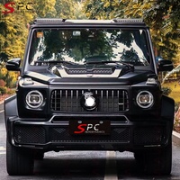 SPC B Style Injection PP + Kit de carrosserie de réglage en fibre de carbone sèche pour Mercedes Benz Classe G 2019 + Kit de carrosserie de rénovation pour toute la nouvelle Classe G