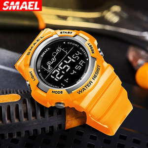 นาฬิกาสปอร์ตของผู้ชาย,นาฬิกาดิจิตอล SMAEL 1426นาฬิกาปลุก LED สร้อยข้อมือสีเขียวกันน้ำดิจิทัล - Product Image 5