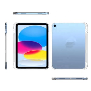 Para <span class=keywords><strong>iPad</strong></span> <span class=keywords><strong>10</strong></span> <span class=keywords><strong>10</strong></span>,9 11 2025 <span class=keywords><strong>10</strong></span>,2 Funda trasera de TPU suave completamente transparente con ranura para bolígrafo - Product Image 2