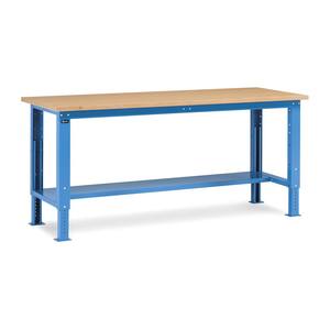 Établi réglable Fami avec plateau en bois 2000x750x73/1105mm - Product Image 1