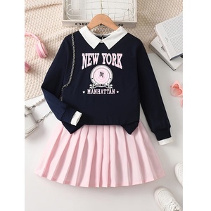 Ensemble de vêtements pour filles toutes saisons avec tissu élégant et design élégant offrant un confort élevé pour les journées actives et décontractées - Product Image 1