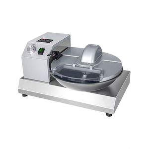 Hachoir à viande et légumes multifonctionnel commercial à double vitesse et double rotation en acier inoxydable industriel - Product Image 1