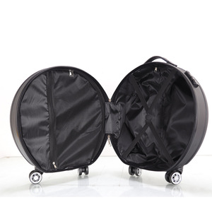 Juego de maletas redondas con ruedas de 19 y 23 pulgadas con candado de combinación, ligeras, para mujer, equipaje de mano con 4 ruedas giratorias. - Product Image 5