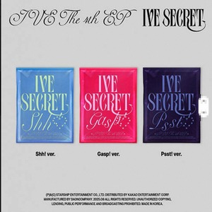 IVE 4th EP IVE Secret Official kpop อัลบั้มรูปซีดีขายดีกลุ่มสาวๆพร้อมการ์ดถ่ายรูป - Product Image 4