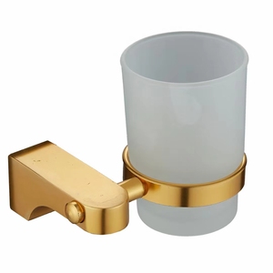 Vàng mô chủ khăn Bar xà phòng giỏ thủy tinh phần cứng nhôm kim loại lưu trữ Kệ thiết lập nhà vệ sinh nhà vệ sinh phụ kiện phòng tắm - Product Image 5