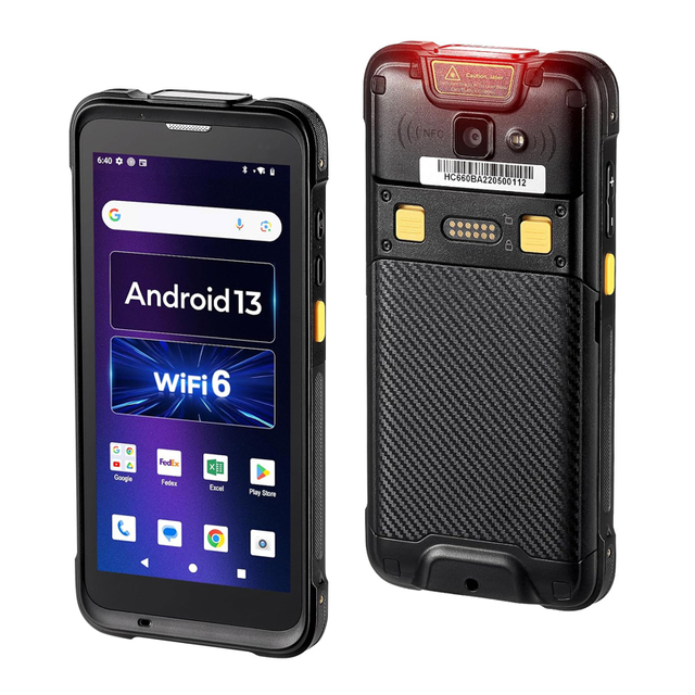 Android 13 Barcode Scanner Handheld Mobile Computer Rugged Data Terminal PDA with 1D/2D Zebra-SE4710 Reader