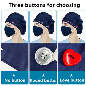 Breathable Cotton Adjustable Dental Nurse Scrub Cap Patients Chemotherapy Hat <strong>Custom</strong> <strong>Logo</strong> Doctor Operating Room Hat <strong>Surgical</strong> Cap - Product Image 6