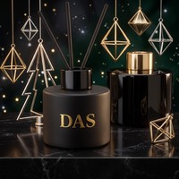 Bouteille diffuseur en verre vide personnalisée pour aromathérapie, 50ml, 200ml, 100ml, 120ml, 250ml, avec bâtonnets et boîte