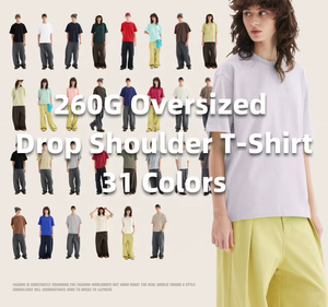เสื้อยืดคอกลมผ้าฝ้าย 100% หนัก 260 กรัม พิมพ์โลโก้ได้ตามต้องการ เสื้อยืดเปล่าลำลองสำหรับผู้ชาย ขายส่ง เสื้อยืดเรียบหนา - Product Image 4