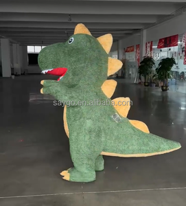 ชุดคอสเพลย์มังกรเขียวแบบเป่าลมขนาดสมจริงไม่มีฟันสำหรับลูกมังกรคอสเพลย์อนิเมะมังงะมาสคอสเพลย์สำหรับคนจีน - Product Image 6