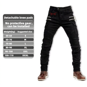 HIKE IMPEX Cordura Motorcycle Riding Pants <b>Waterproof</b> Windproof Abrasion Resistant Breathable Protective Biker Trousers OEM ODM - Product Image 1