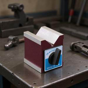 Prisma Magnético Fervi 35x35x35 mm para Sujeción en Trabajos de Metalurgia - Product Image 3