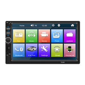 Autoradio 7 pouces pour modèle de voiture universel Android autoradio MP5 lecteur GPS système de Navigation Auto électronique