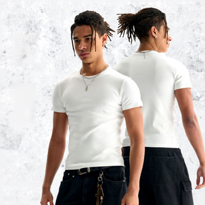 T-Shirt da Uomo in Cotone di Alta Qualità, Aderente, a Maniche Corte, con Collo Rotondo, Casual e Traspirante - Product Image 4