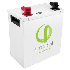 Batería de Fosfato de Hierro y Litio Briggs Stratton de 3.8KWH (Caja Metálica Blanca) con Protección 360 y Diseño Animal -PHI-3.8-48-M Hecho en EE. UU. - Product Image 1