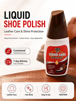 Hei Niu - Betún Transparente para Zapatos de Cuero Black Bull de 75 ml, Fácil de Limpiar, con Indicador de Líquido Restante