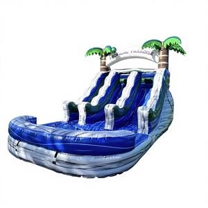 สไลเดอร์น้ำเป่าลมสุดเจ๋งสำหรับงานปาร์ตี้กลางแจ้งที่บ้าน ให้เช่าพร้อมปรับแต่งขนาดและสีได้ - Product Image 1