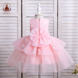 Yoliyolei时尚女孩花，女孩连衣裙牛奶丝<span class=keywords><strong>3</strong></span>岁婴儿花式裙子日用彩色网球裙花式女孩连衣裙/ - Product Image 1