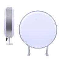 Boîtes lumineuses publicitaires LED personnalisées, étanches pour l'extérieur, panneau lumineux pour vitrine de magasin, signalisation murale