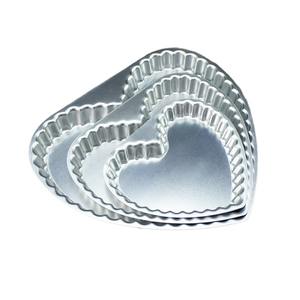 <span class=keywords><strong>Moule</strong></span> <span class=keywords><strong>à</strong></span> pizza en forme de cœur cannelé Bakest <span class=keywords><strong>Moule</strong></span> <span class=keywords><strong>à</strong></span> <span class=keywords><strong>tarte</strong></span> aux fruits de 6 pouces <span class=keywords><strong>à</strong></span> <span class=keywords><strong>fond</strong></span> fixe/<span class=keywords><strong>amovible</strong></span> - Product Image 3