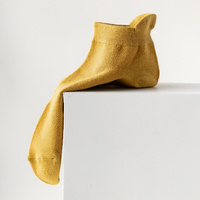 Haute qualité 100% coton anti-dérapant cheville chaussettes en gros Logo personnalisé talon chaussettes doux respirant décontracté Cool chaussettes maille sèche