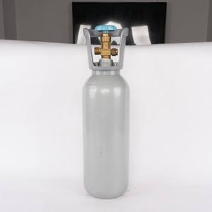 Bouteille de gaz en acier hydrogène à haute pression à usage industriel oxygène hydrogène capacité de gaz d'argon avec emballage hydraulique - Product Image 1