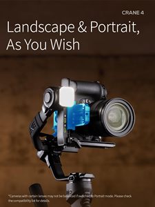 رافعة ZHIYUN 4 3 محاور لـ <span class=keywords><strong>DSLR</strong></span> وملء الضوء بدون مرآة للشحن السريع PD - Product Image 4