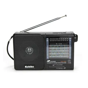 Radio AM FM SW, 20 bandas, Kchibo DC, funciona con batería, KK-216 todas las bandas, con ajuste manual