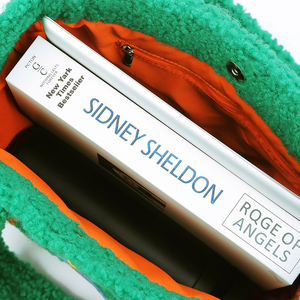 Borsa Tote <span class=keywords><strong>Vera</strong></span> Piccola in Peluche Teddy Fleece Sherpa, Borsa Sottobraccio Morbida, Borsa a Spalla Soffice per Signore - Product Image 4