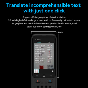 VORMOR Z5 Vente à Chaud Traducteur Intelligent <span class=keywords><strong>Anglais</strong></span> <span class=keywords><strong>Français</strong></span> Coréen Traducteur de Langue Dispositif AI Traducteur <span class=keywords><strong>Vocal</strong></span> Intelligent - Product Image 3
