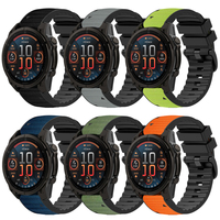 Bracelet sport en nylon et silicone respirant Quickfit 22 mm 26 mm pour Garmin Fenix 8 Pro E 7 7X Forerunner 970 965 Instinct 3 2X