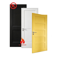 Puertas de Madera MDF de Alta Calidad, Diseños de Puertas de PVC para Dormitorio, Catálogo de Diseños de Puertas de PVC Contra Incendios, Venta a Bajo Precio