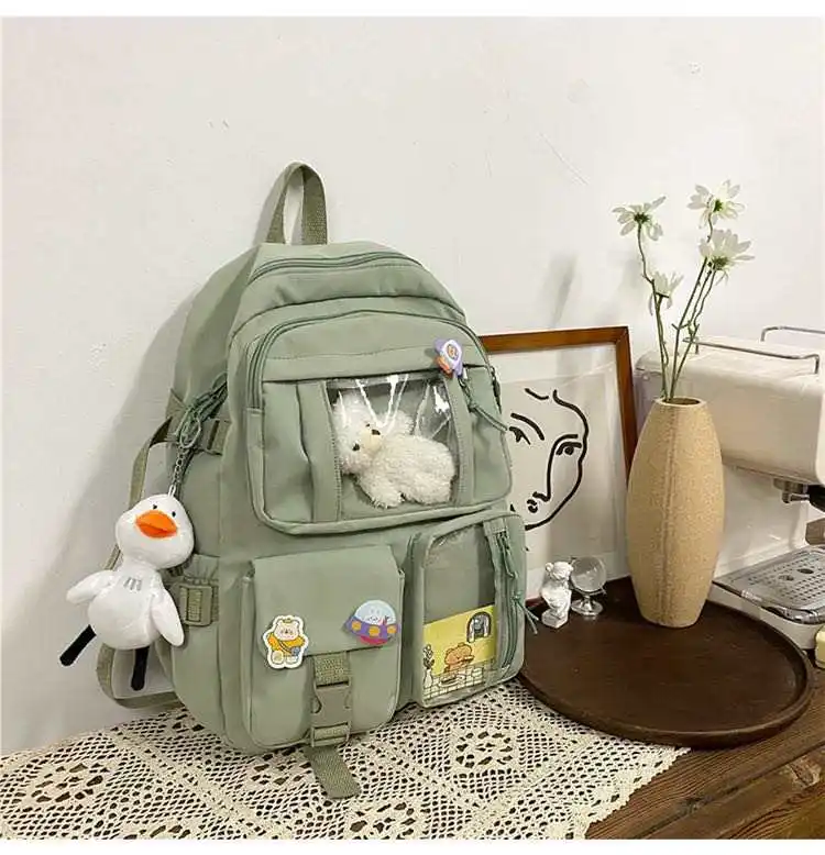 2024 New Type Hot sale Nylon Fabric Cute Cartoon Backpack Unicorn Children School Bags