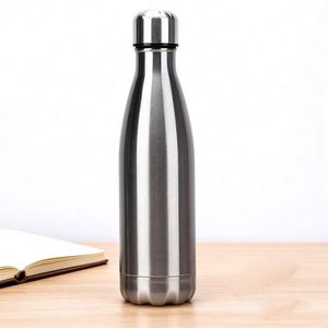 Bouteille d'eau en acier inoxydable JX avec logo personnalisé imprimé, 500 ml, pour la salle de sport, les activités d'entreprise, cadeau d'affaires, bouteille d'eau en acier inoxydable - Product Image 1