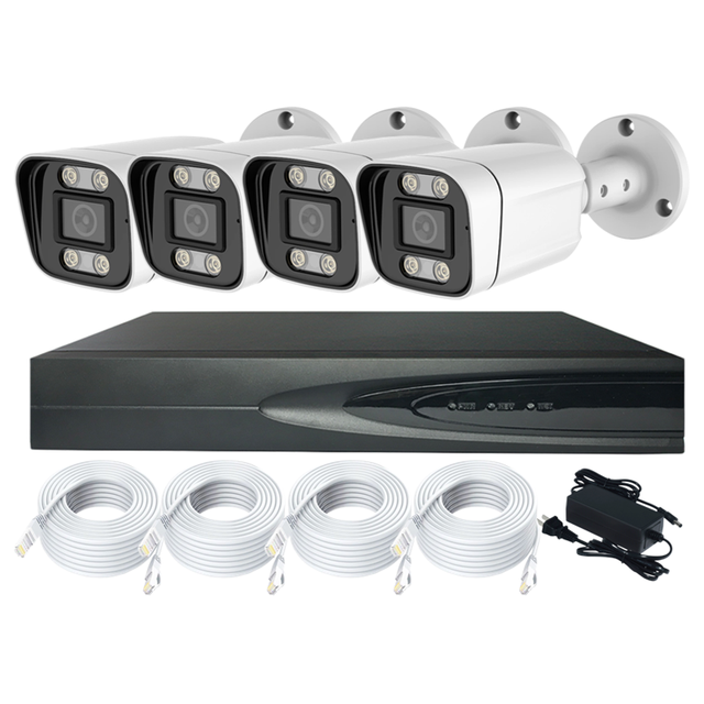 Seetong  Factory Price 4ch 8ch 16ch  8MP POE NVR KIT IP Camera Security Nvr Alarm   Dvr 8 Camera Camera System