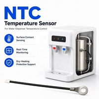 Sonde de température NTC GAIMC à borne annulaire pour distributeur d'eau potable, avec retour de chauffage et protection contre le chauffage à sec