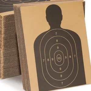 Hot selling paper shooting targets 13 x 16 inch silhouette cardboard targets Paper shooting targets