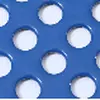 PERFORATED METAL BLUE