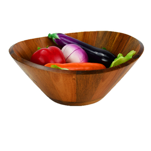 Concept de table Bols en bois d'acacia de qualité supérieure Bols à salade Décoration intérieure Cadeaux de pendaison de maison - Product Image 5