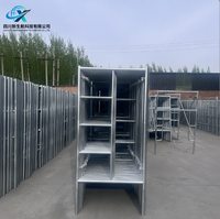 Système d'échafaudage en H galvanisé à chaud de fabrication chinoise avec porte de passage en maçonnerie, stable et durable pour la construction