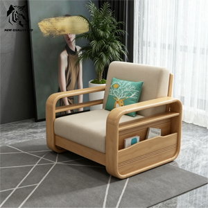 Proveedor chino, mejor precio, OEM, ODM, gran stock, sofás tapizados ecológicos, muebles modernos para sala de estar, sofá moderno de madera. - Product Image 4