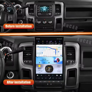 AuCar 14.4 "USA Stock Tesla Écran Android 13 Autoradio Lecteur Sans Fil Carplay pour Dodge RAM Voiture Stéréo Vidéo <span class=keywords><strong>GPS</strong></span> <span class=keywords><strong>Navi</strong></span> - Product Image 6