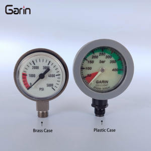 400BAR Dial 50MM 7/16-20 UNF Scuba <span class=keywords><strong>Diving</strong></span> Manômetro de latão - Product Image 6