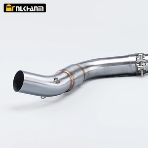 Système d'échappement moto <span class=keywords><strong>ZONTES</strong></span> <span class=keywords><strong>R</strong></span> T X 2021 – Nouveau silencieux modifié en acier inoxydable avec catalyseur et tube de liaison intermédiaire avant - Product Image 5