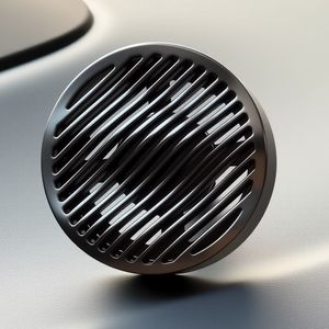 Venta al por mayor, MOQ 1 pieza |   <span class=keywords><strong>Clip</strong></span> de Ventilación para Auto de Aleación Ondulada Negro Mate de Lujo |   Difusor Minimalista para Auto |   Ambientador <span class=keywords><strong>Premium</strong></span> - Product Image 3