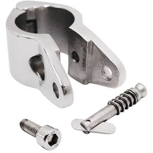 Bimini Top Jaw Slide Klapp schienen befestigungen Marine Hardware Edelstahl mit Boots stift & Nocken klemme - Product Image 5