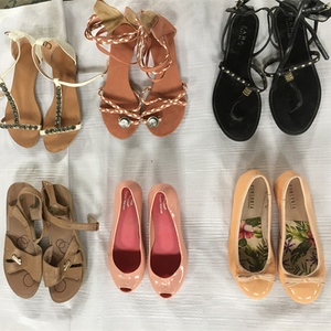 2022 estate Casual usato pantofole tacco alto all'aperto di seconda mano sandali da <span class=keywords><strong>donna</strong></span> usato <span class=keywords><strong>tacchi</strong></span> all'ingrosso nel Regno Unito scarpe Stock - Product Image 6